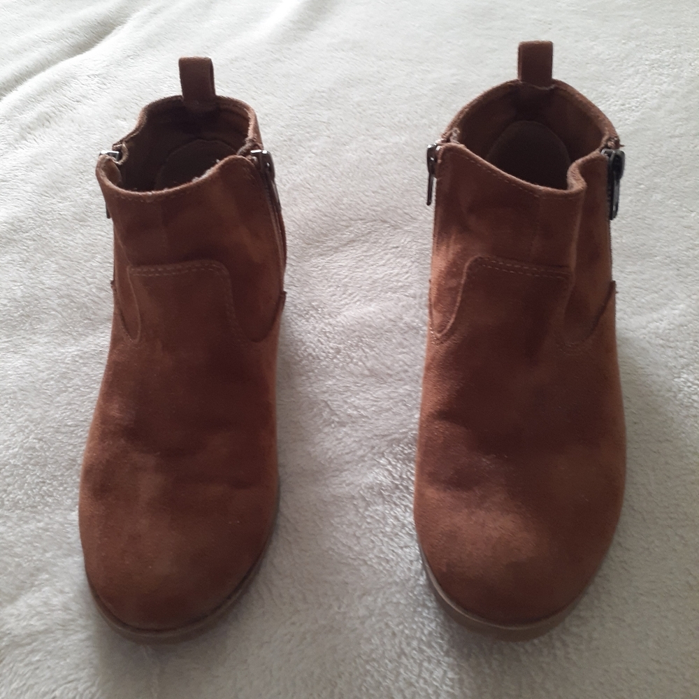 Suede ankle boots